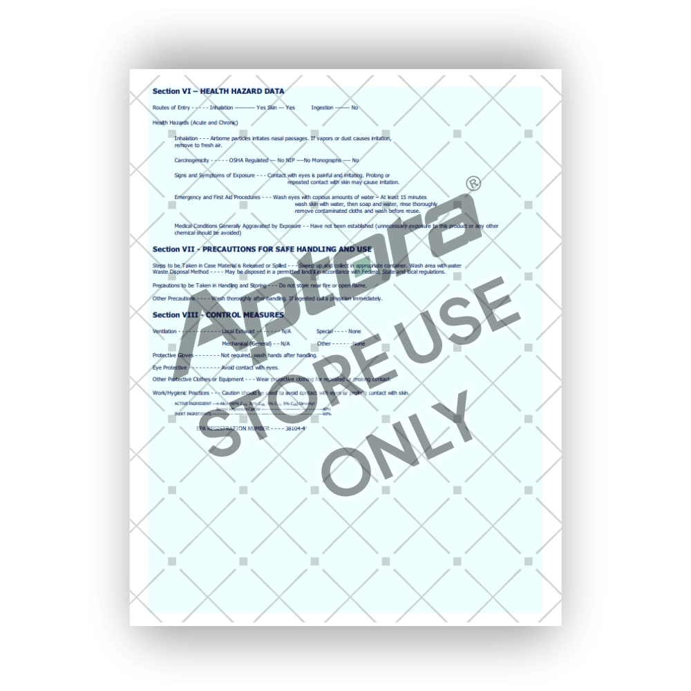 OSHA MSDS Compliance Kit - Material Safety Data Sheet page 2