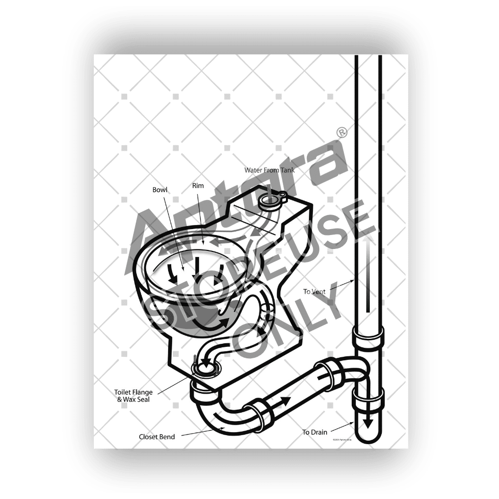 Plumbing System Illustrations for Sales and Service