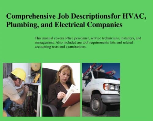 Comprehensive Job Descriptions (HVAC, Plumbing, and Electrical)