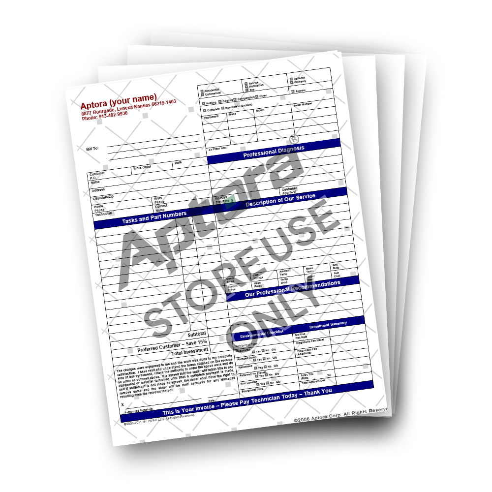 Service Invoice Kit