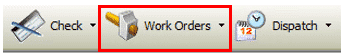 Work Order Toolbar