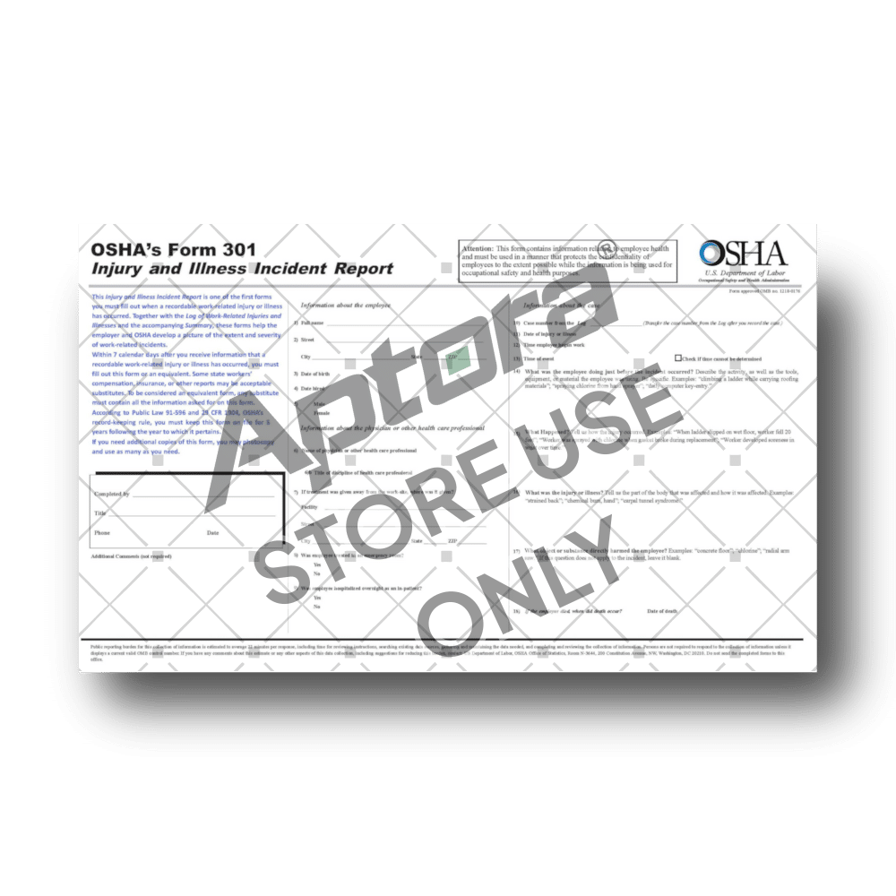 OSHA 301 Mobile Form - Aptora Store product