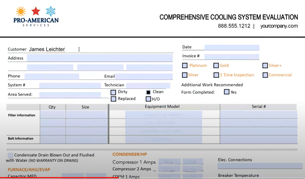 Form Builder Software for HVAC, Plumbing, Field Service Industry