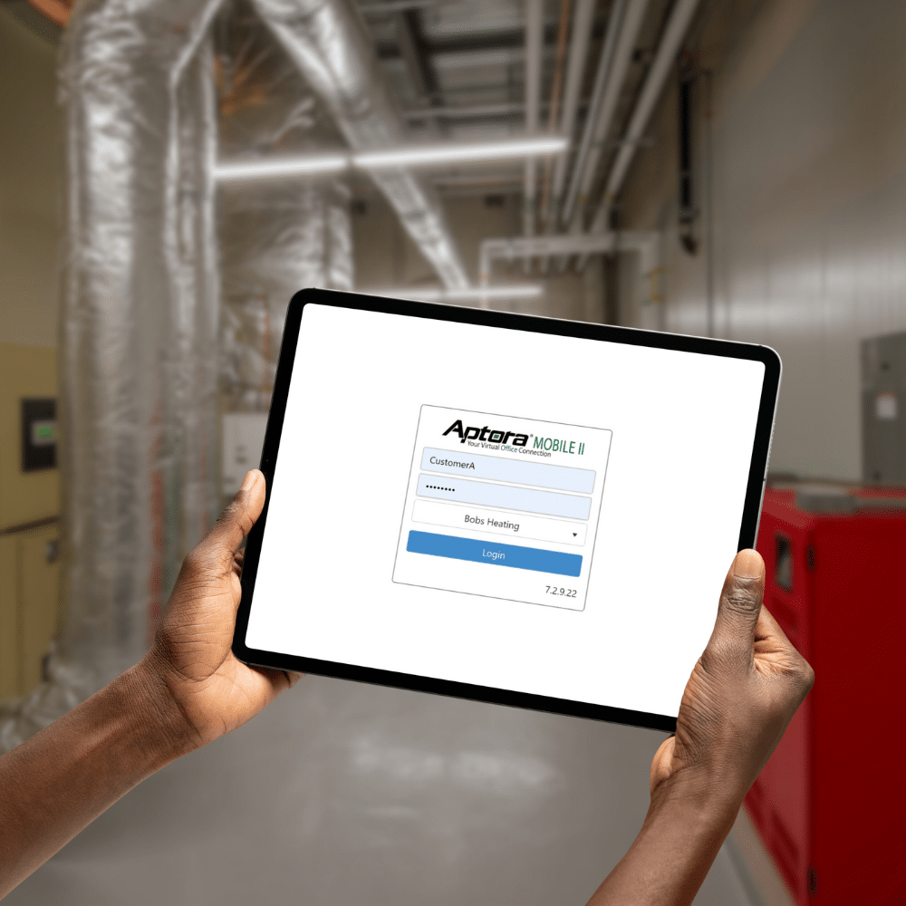 Customer Access Portal Login Screen