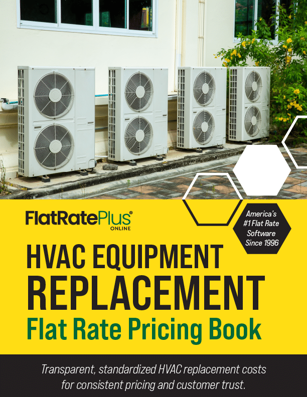 HVAC Equipment Replacement Flat Rate Book Cover