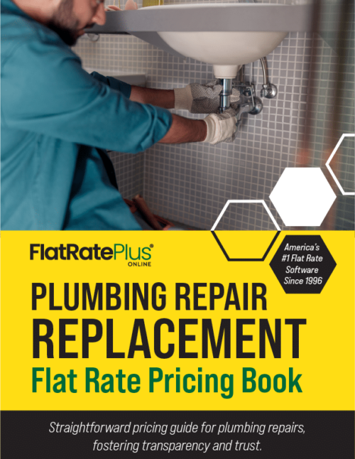 Plumbing Repair and Replacement Flat Rate Pricing Book Best ERP